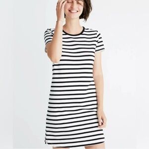 Madewell Striped T-Shirt Dress Size M